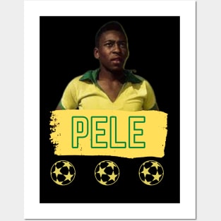 Pele Football Legend Soccer Star Apparel Posters and Art